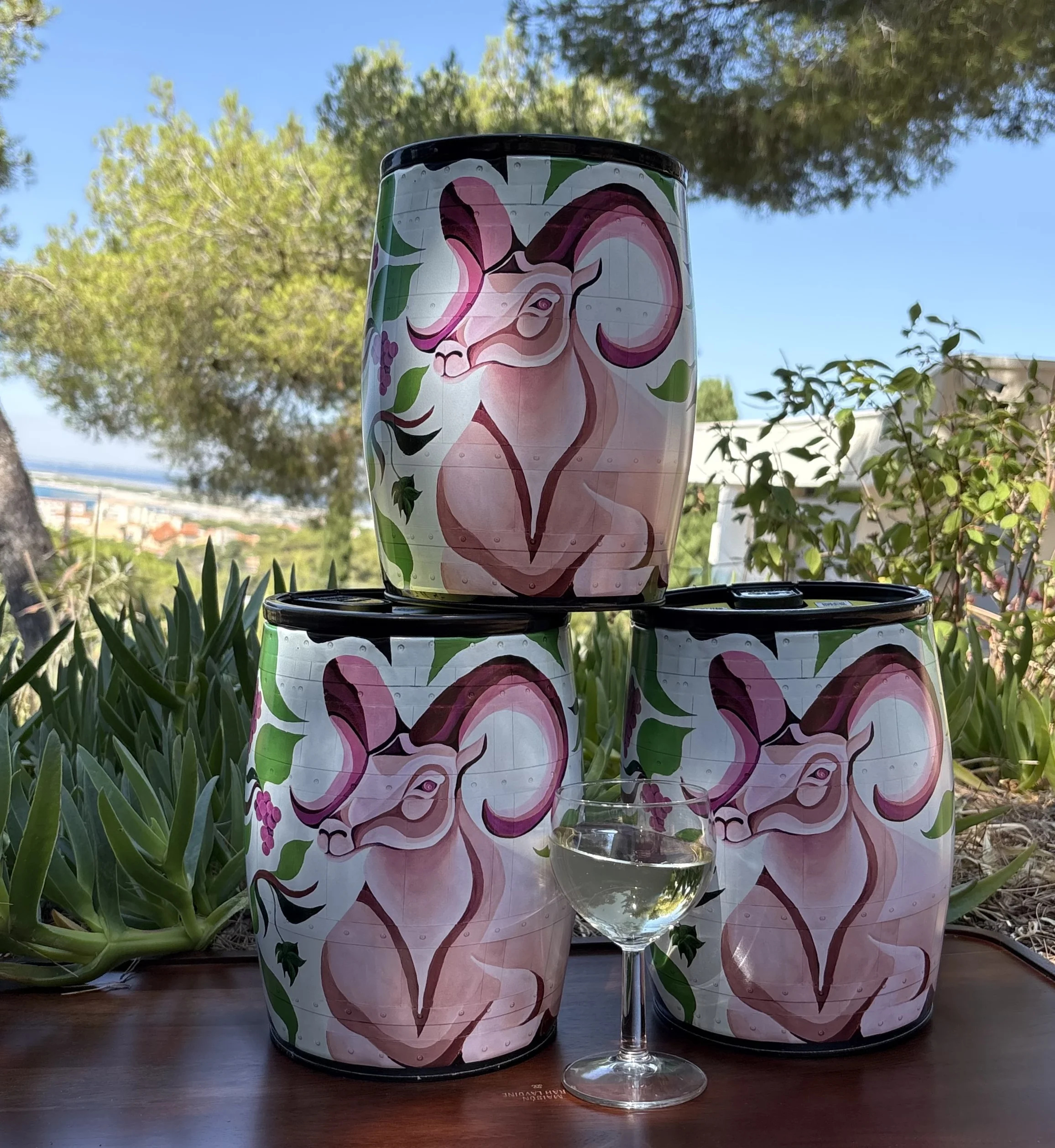 Collaboration Bib'Art avec le vignoble Puech Haut (1)