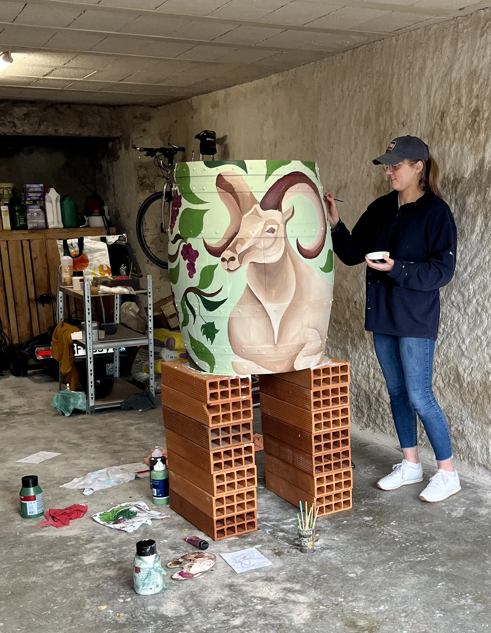 Collaboration Bib'Art avec le vignoble Puech Haut (3)