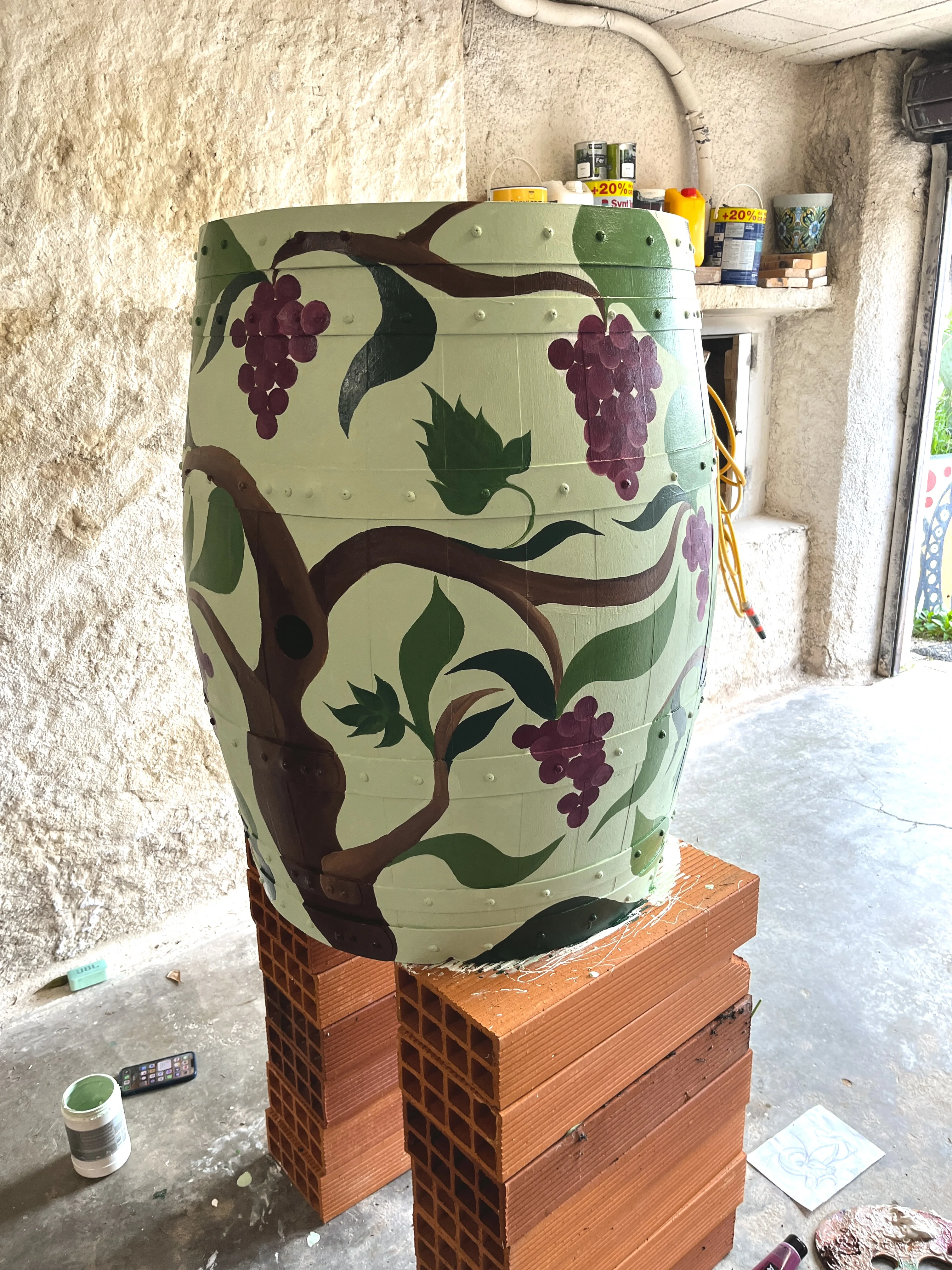 Collaboration Bib'Art avec le vignoble Puech Haut (4)
